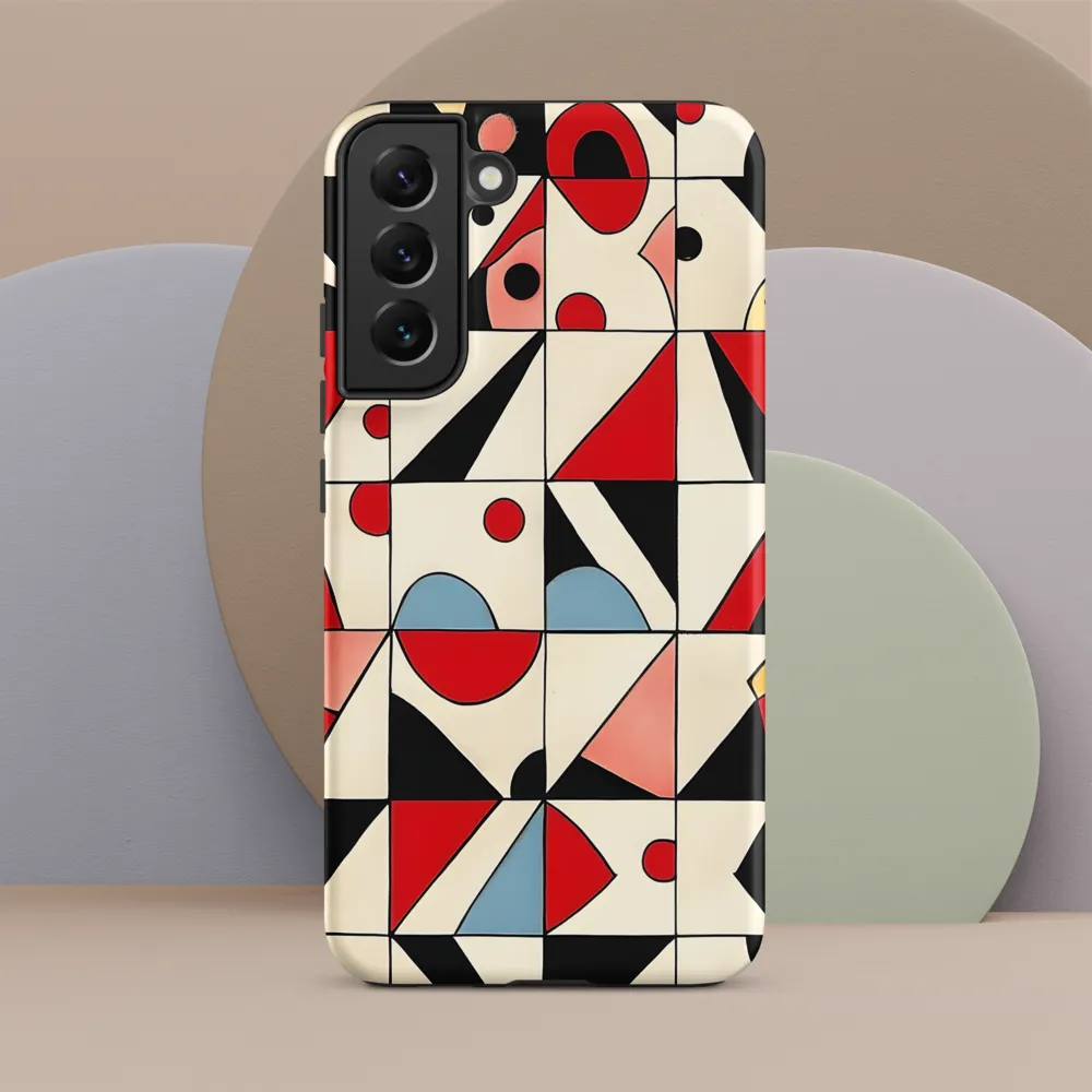 Dynamic Geometric Harmony | Phone Case |  S22 Plus | Tough Case | Matte