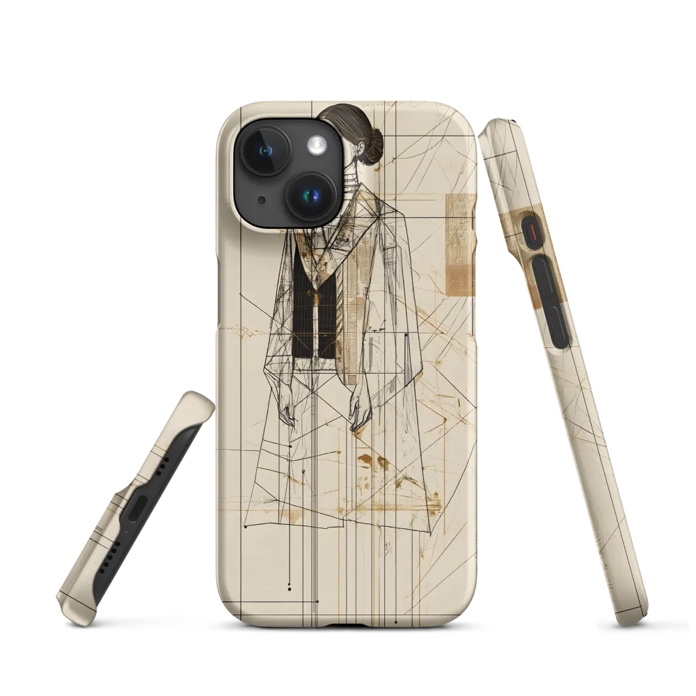 Elegance in Lines | Phone Case |  15 | Snap Case | Matte