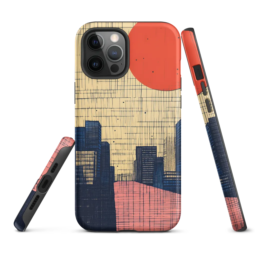 Urban Echoes: A Minimalist Cityscape