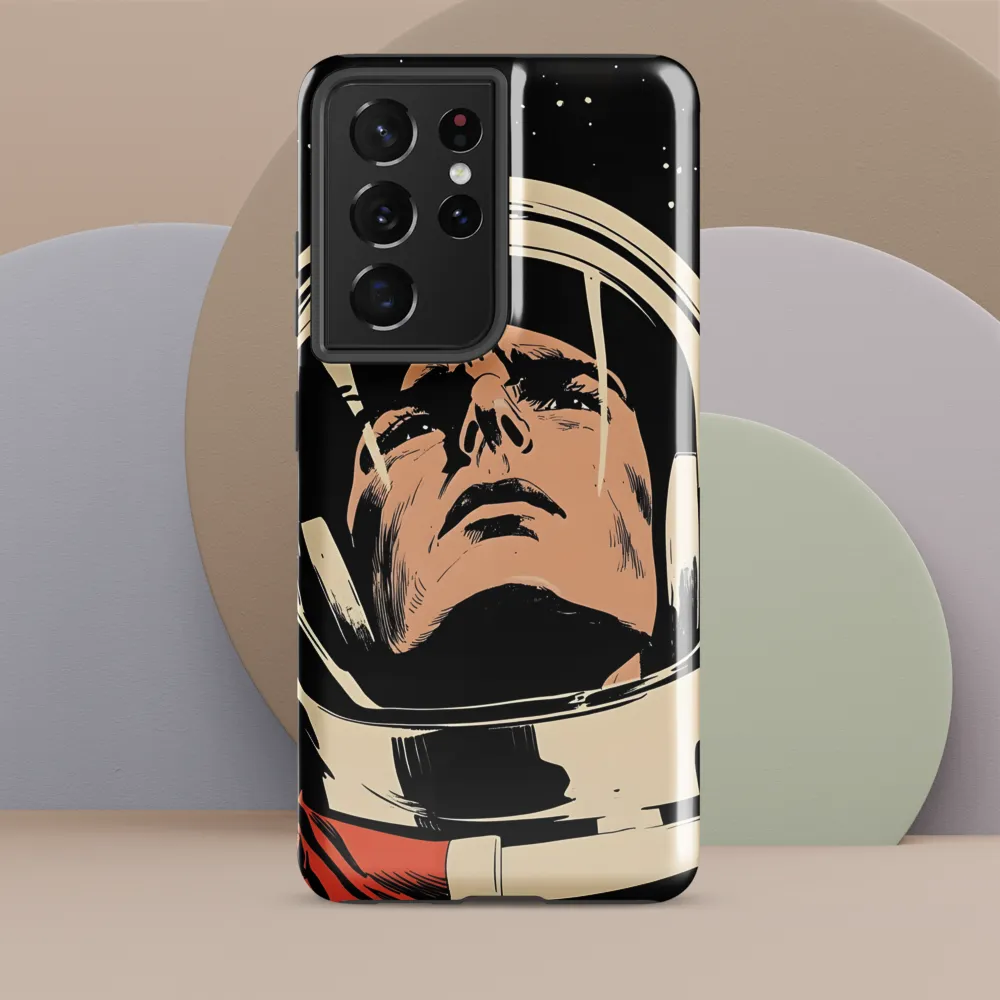 Gaze of the Astronaut | Phone Case |  S21 Ultra | Tough Case | Glossy