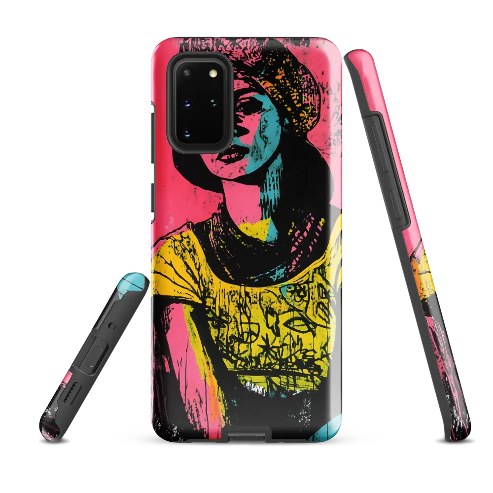 Urban Elegance: A Graffiti Portrait