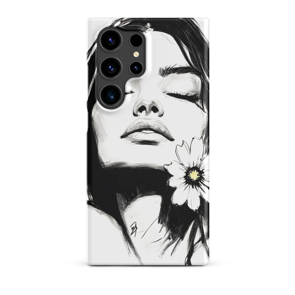 Serenity in Ink | Phone Case |  S24 Ultra | Snap Case | Matte