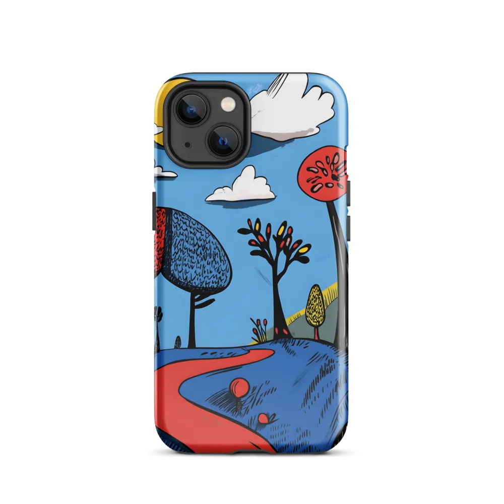 A Playful Journey Through Whimsical Woods | Phone Case |  13 | Tough Case | Glossy