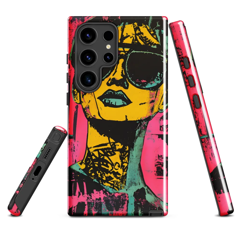 Confident Portrait in Neon Colors