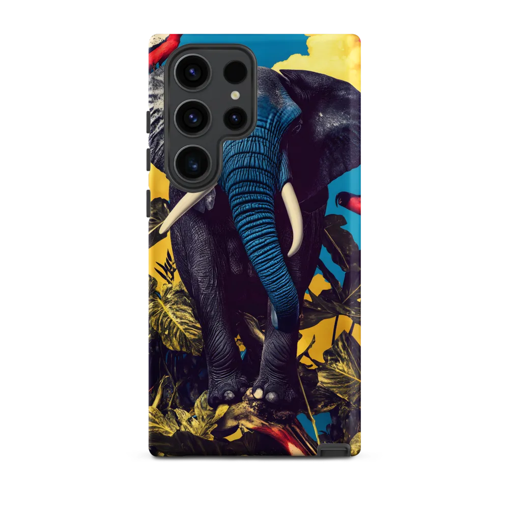 Elephant Dreams in Vibrant Colors | Phone Case |  S23 Ultra | Tough Case | Matte