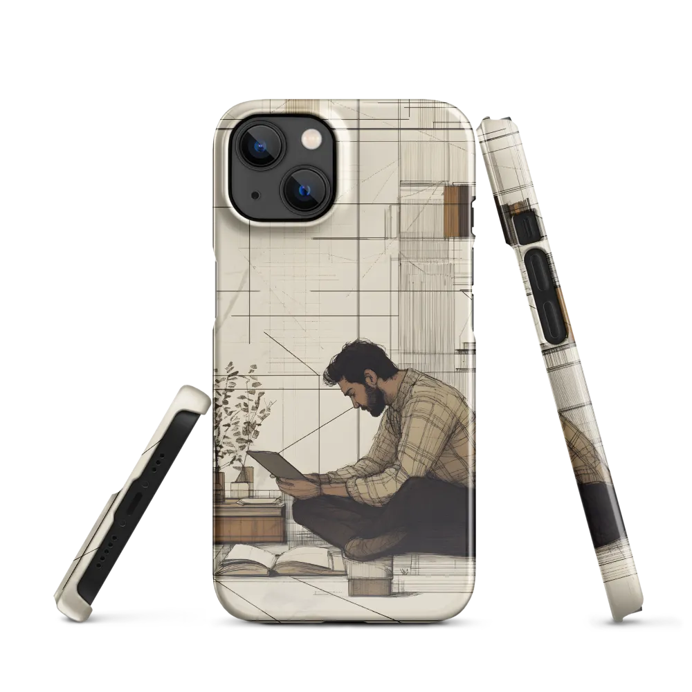 Quiet Reflections in Line | Phone Case |  13 | Snap Case | Glossy