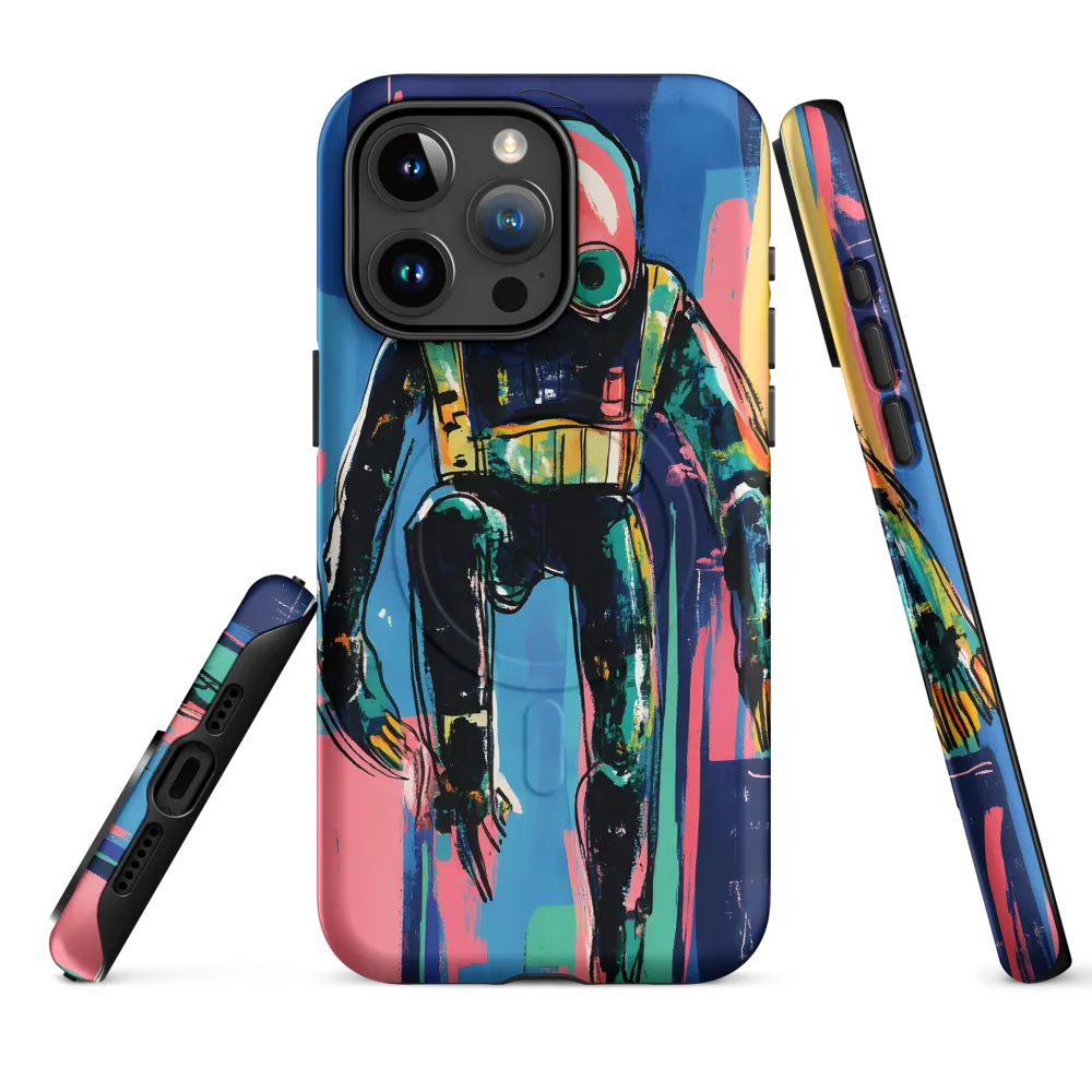 Diver in Vibrant Motion