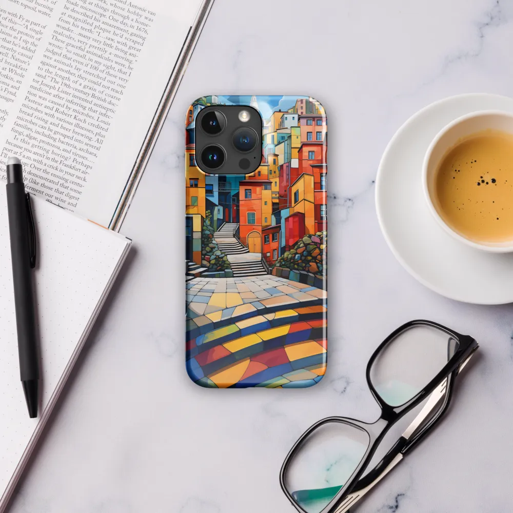Vibrant Village: A Cubist Journey