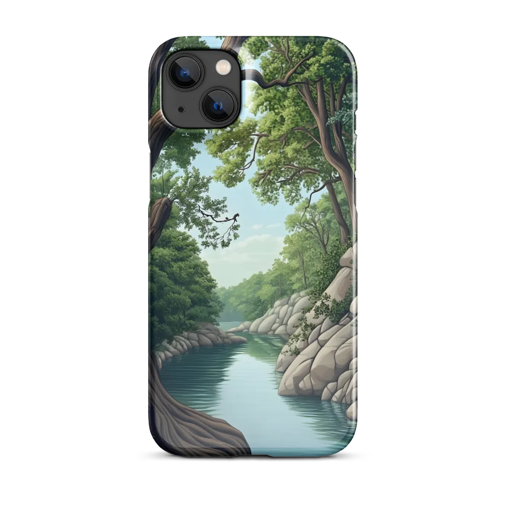 Tranquil Reflections: A Serene River Landscape