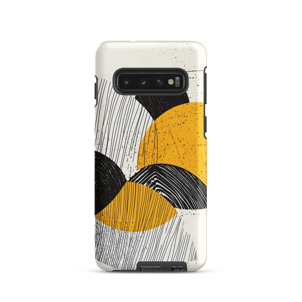 Dynamic Harmony in Black and Yellow