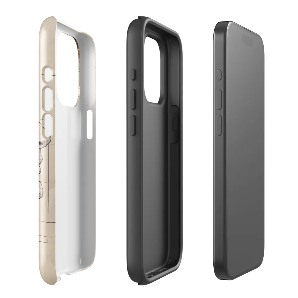 Geometric Reverie | Phone Case |  15 Pro | Tough Case | Glossy