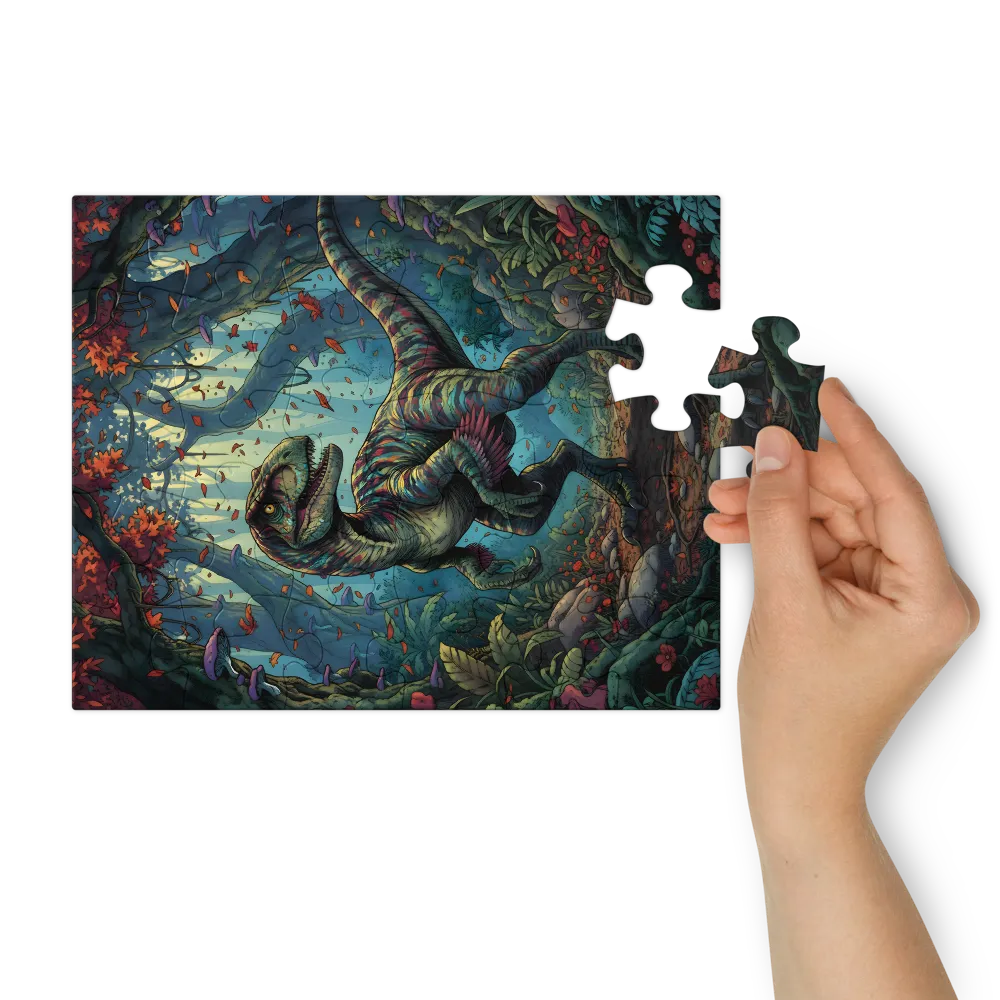 Autumn Raptor 
 Jigsaw Puzzle in Tin Box