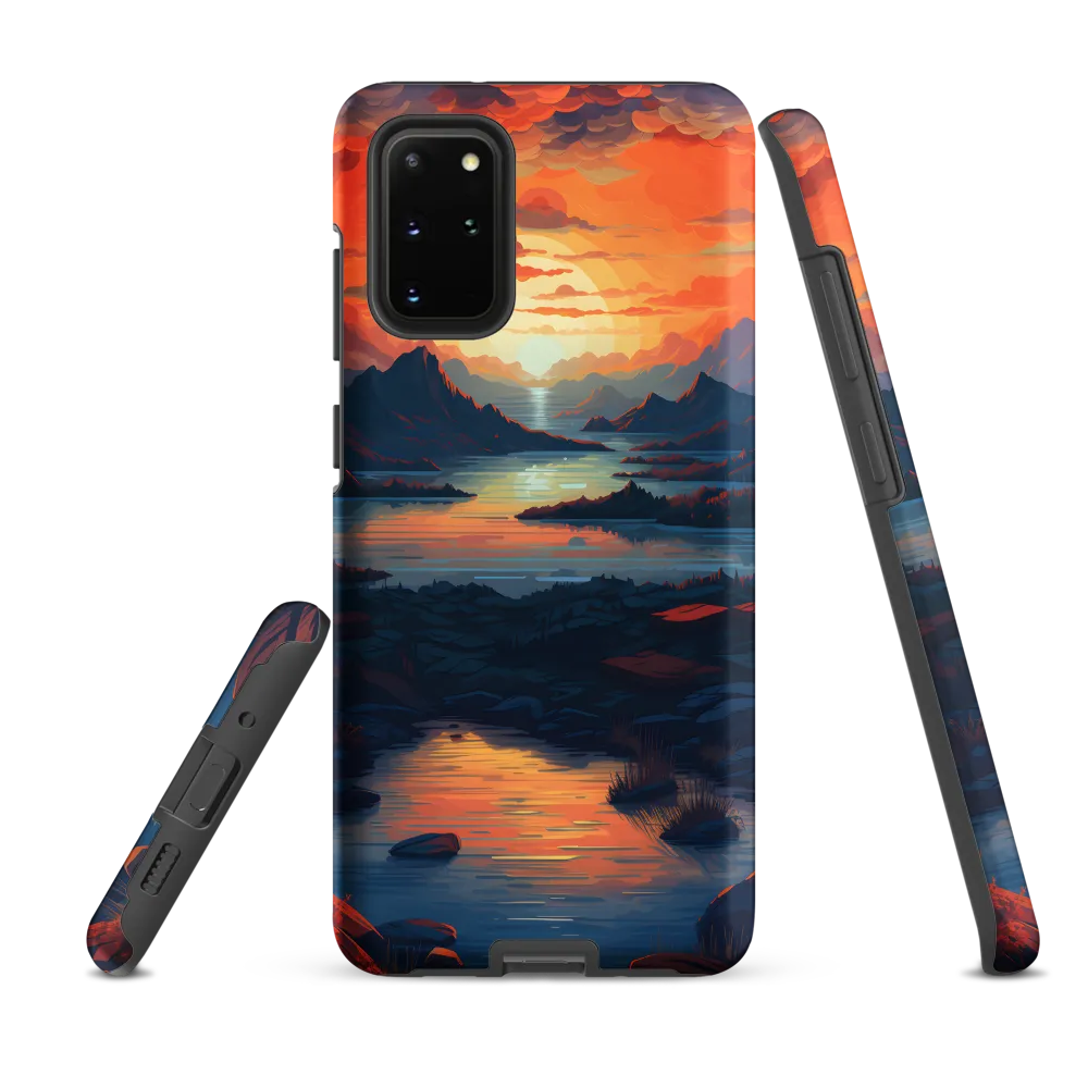 Ethereal Evening: A Digital Dusk