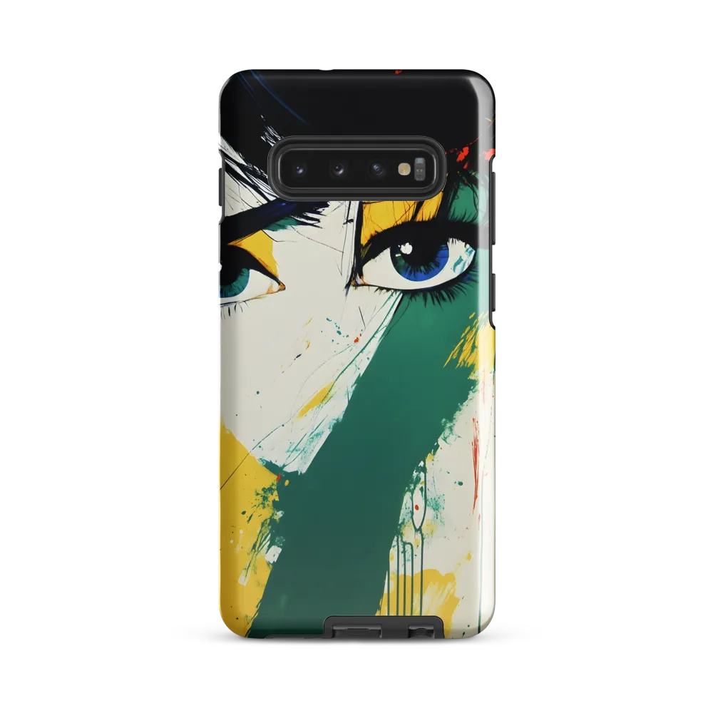 Eyes of Intrigue | Phone Case |  S10 Plus | Tough Case | Glossy