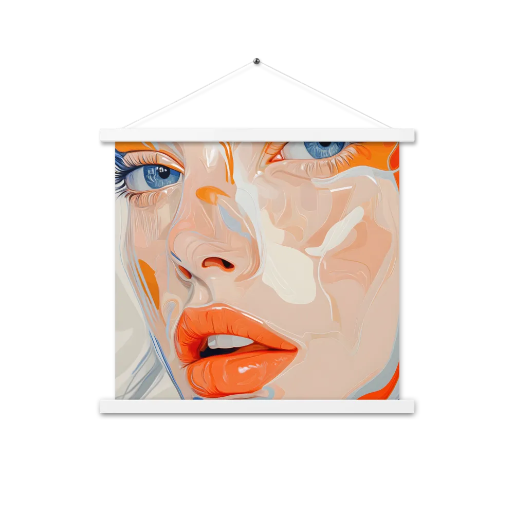Ethereal Expressions | Poster With White Wood Hanger | 18″×18″