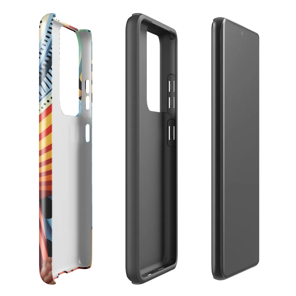 Symphony of Shapes | Phone Case |  S21 Ultra | Tough Case | Glossy