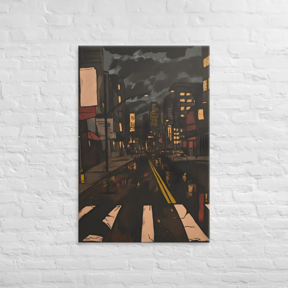 A Night in the Urban Jungle | Canvas | 32″×48″