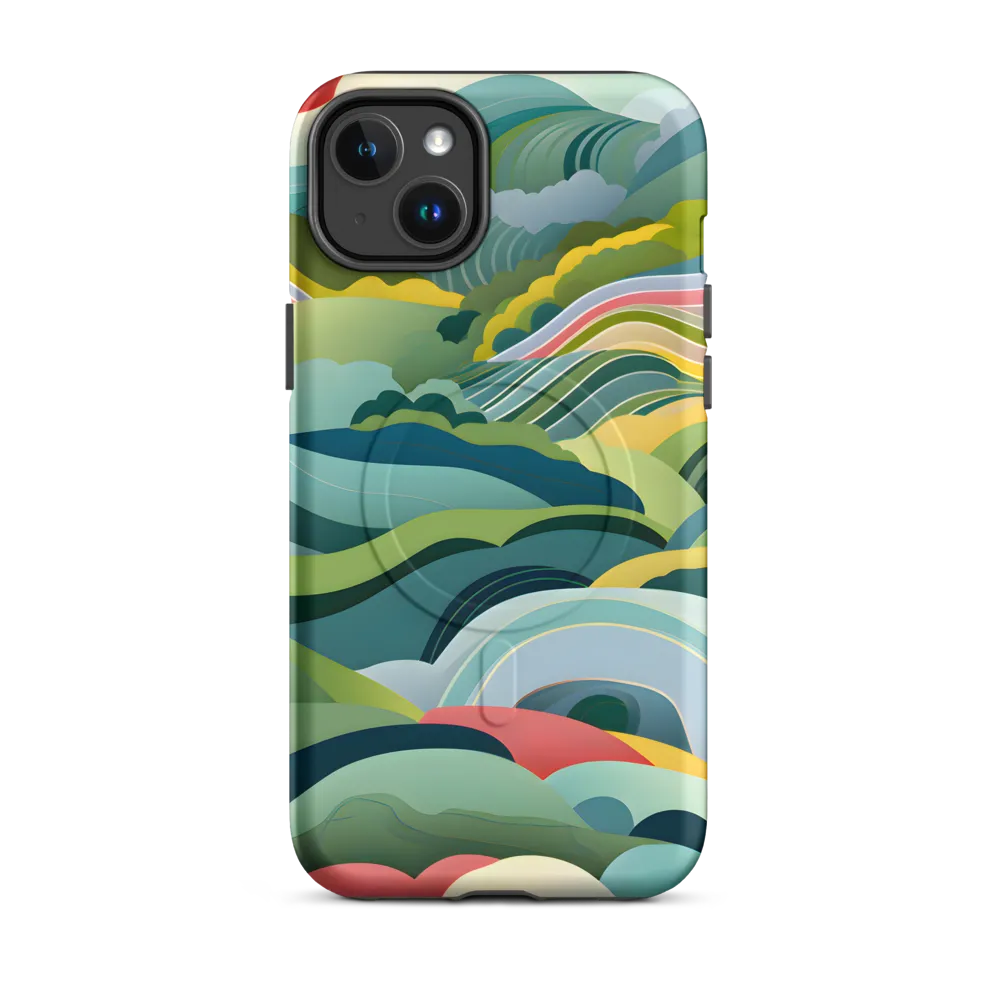 Waves of Serenity | Phone Case |  14 Plus | MagSafe® Tough Case | Matte