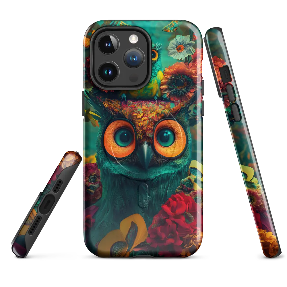 Majestic Harmony: The Floral Owl