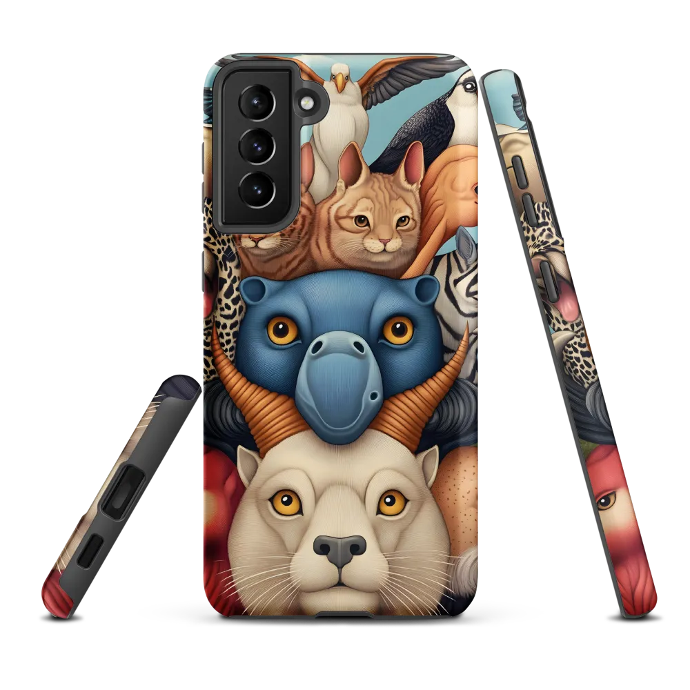 Harmonious Echoes of Wildlife | Phone Case |  S21 Plus | Tough Case | Matte
