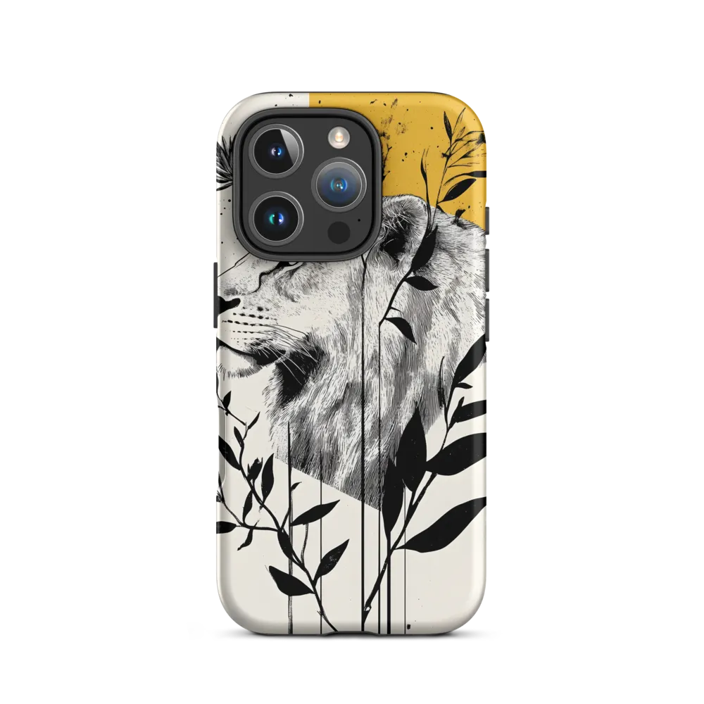 Regal Serenity: The Lion and Flora