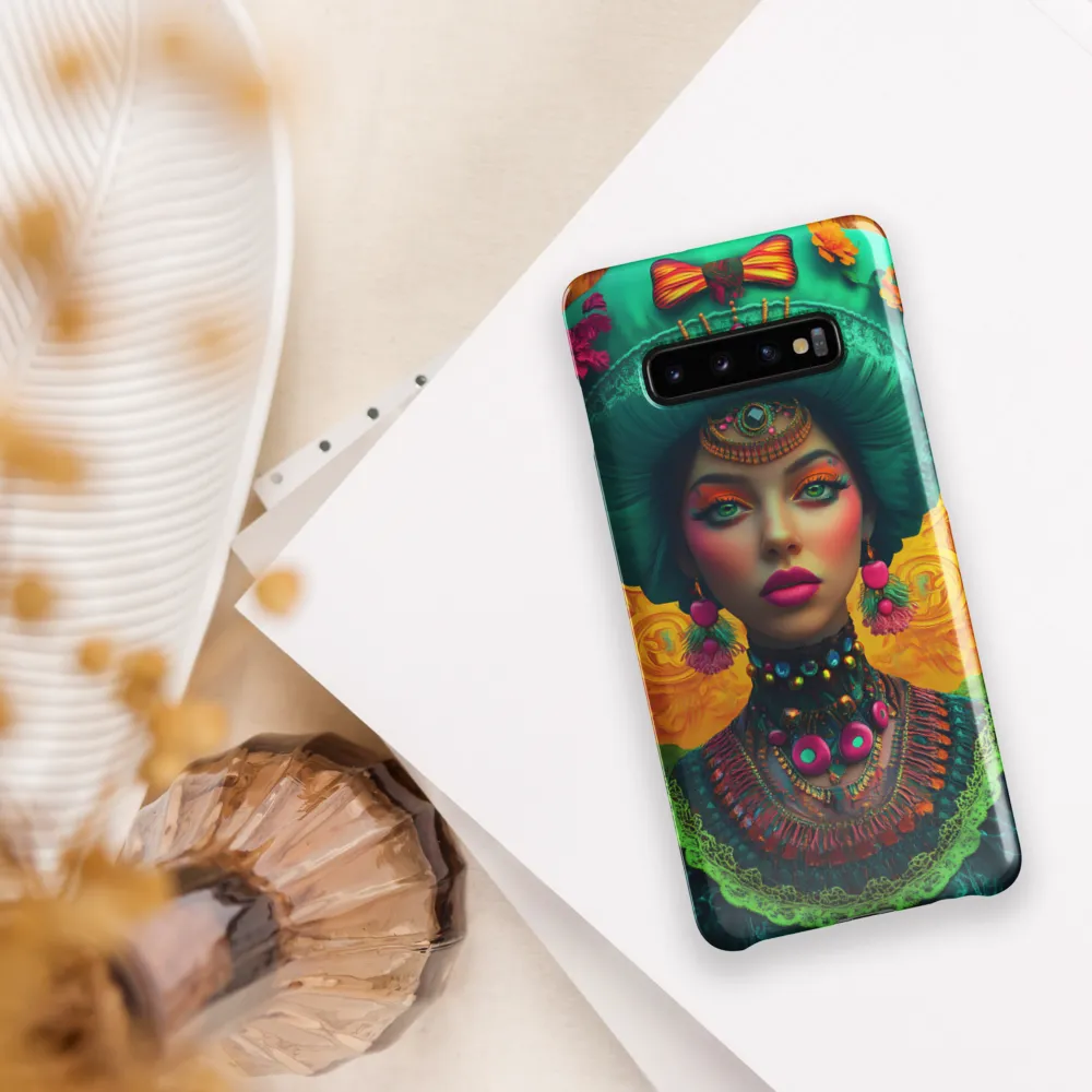 Feminine Elegance in Surreal Splendor | Phone Case |  S10 Plus | Snap Case | Glossy