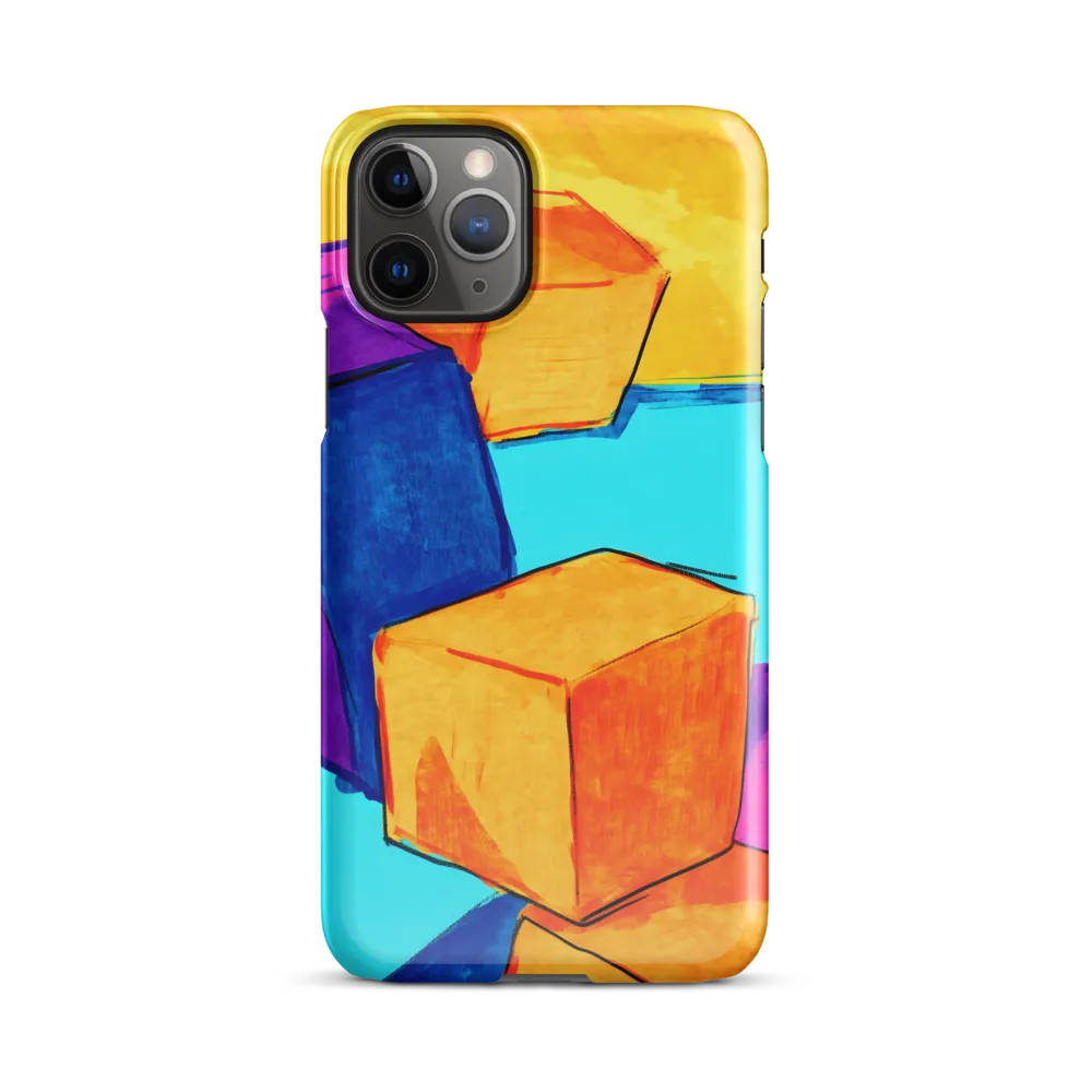 Playful Cubes in Vibrant Harmony | Phone Case |  11 Pro | Snap Case | Glossy