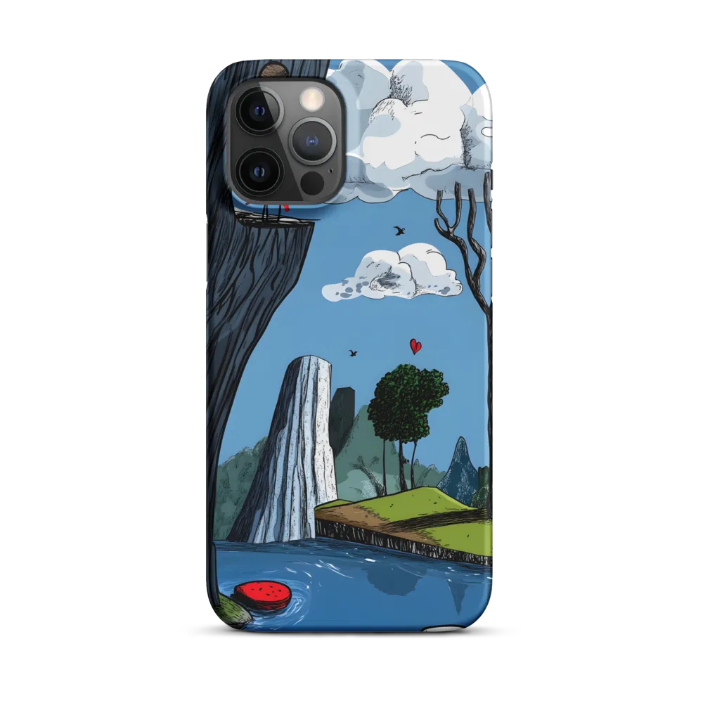 Whimsical Cliffside Reflections
