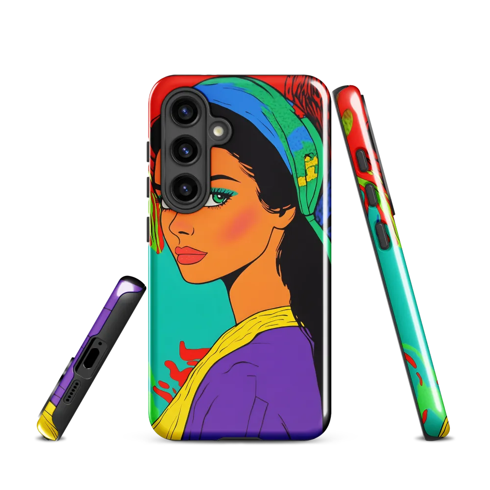Vibrant Elegance | Phone Case |  S24 | Tough Case | Glossy