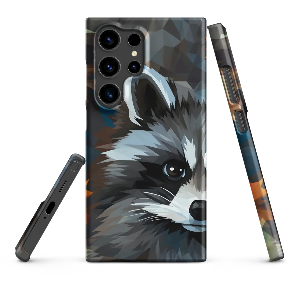 Whispers of Autumn: The Raccoon's Gaze