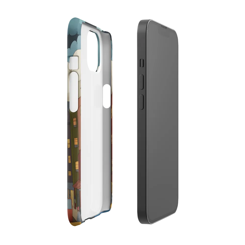 Urban Symphony: A City Awakens at Dusk | Phone Case |  13 | Snap Case | Glossy