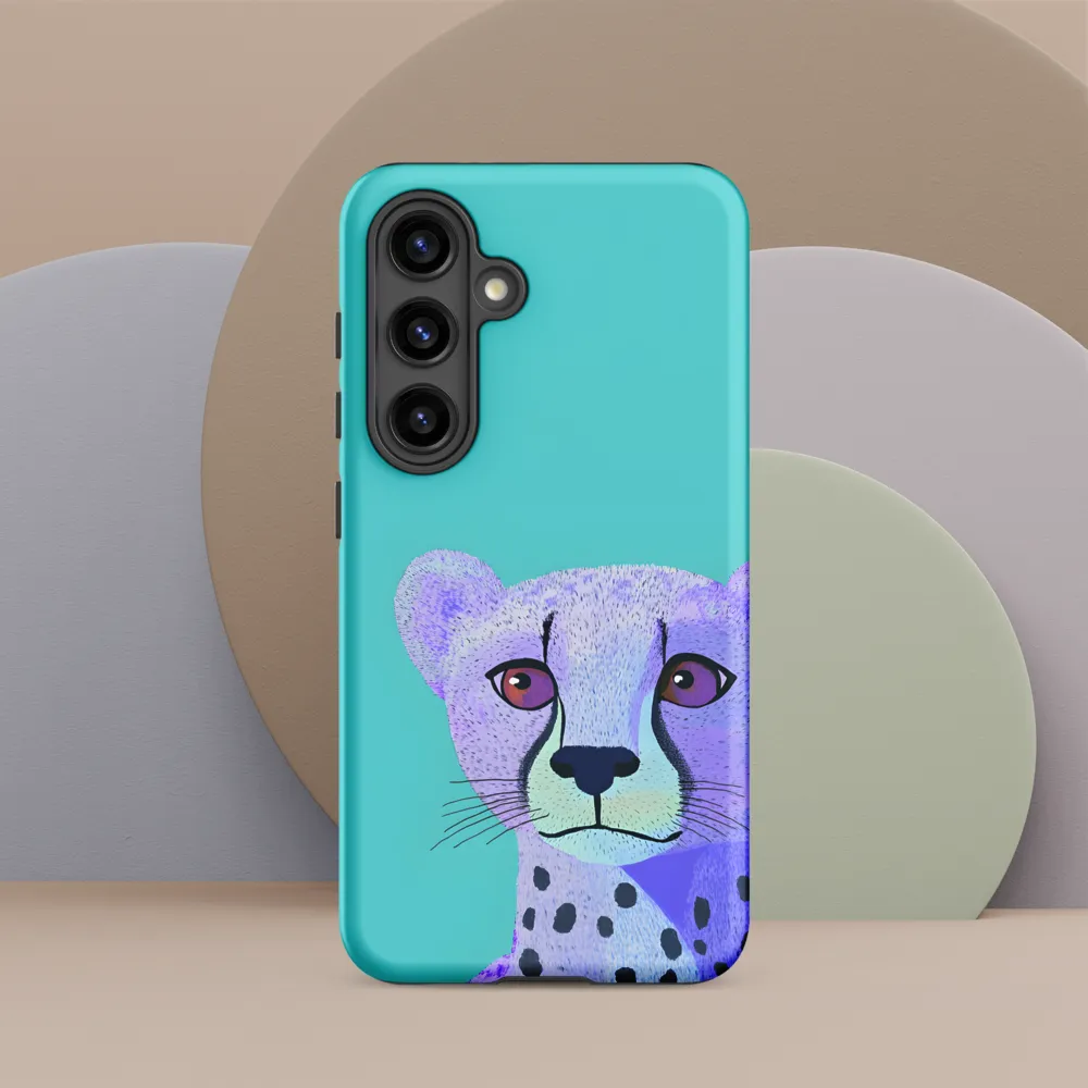 Curious Cheetah | Phone Case |  S24 | Tough Case | Matte