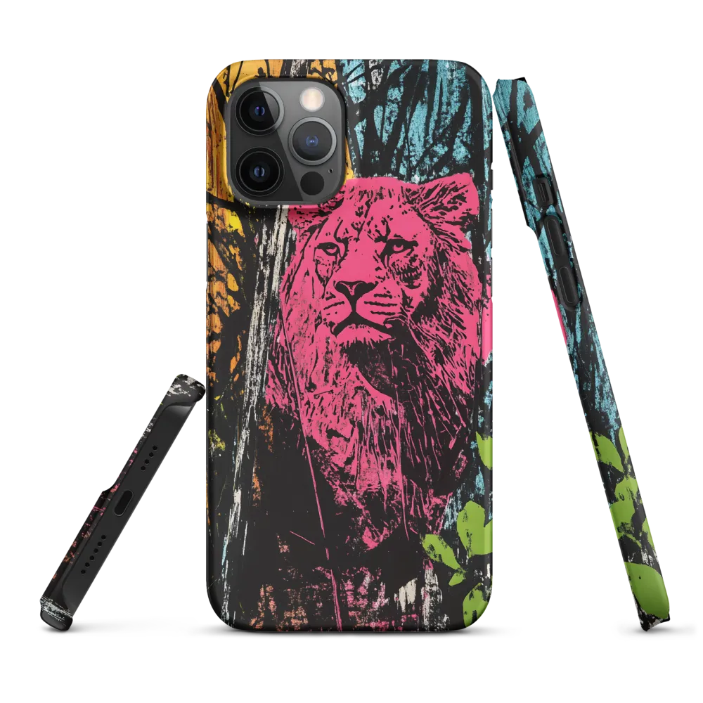 Fierce Vibrance: The Pink Lion