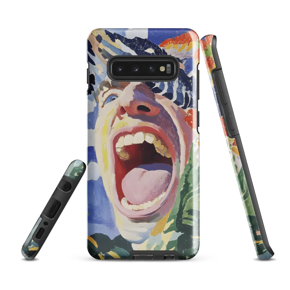 The Echo of Anguish | Phone Case |  S10 Plus | Tough Case | Glossy