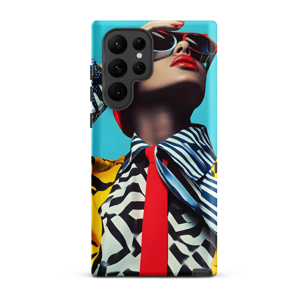 Chic Confidence in Bold Patterns