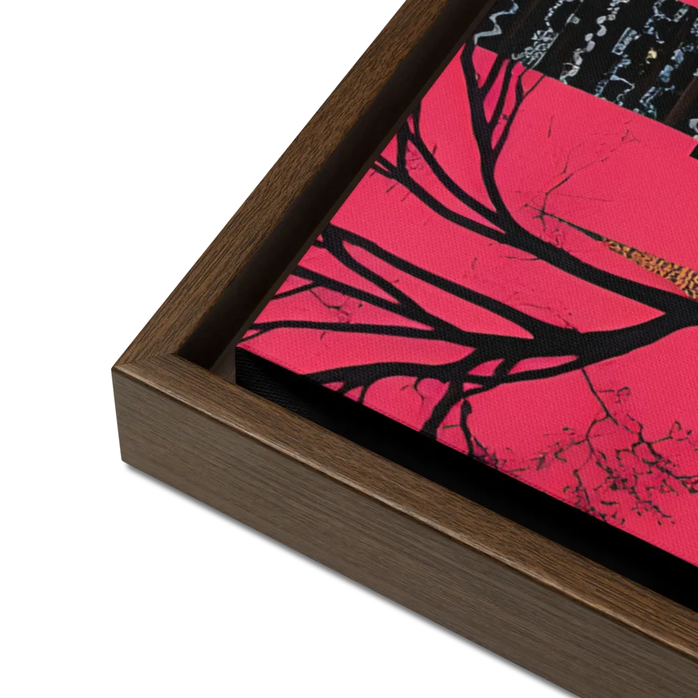 Urban Reverie | Canvas with Brown Frame | 24″×36″
