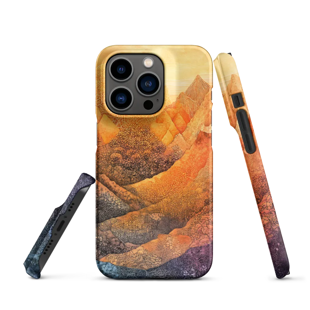 Serene Peaks of Color