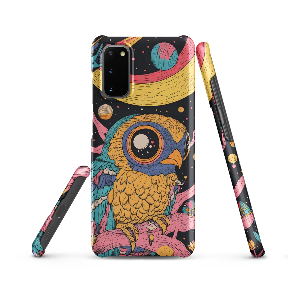 Whimsical Cosmic Owl | Phone Case |  S20 | Snap Case | Matte