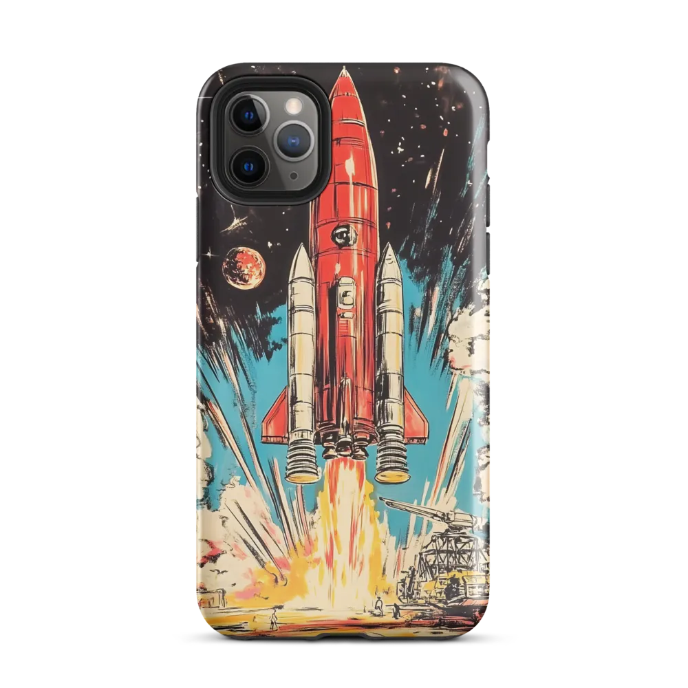 Ignition: A Retro Journey into Space | Phone Case |  11 Pro Max | Tough Case | Glossy