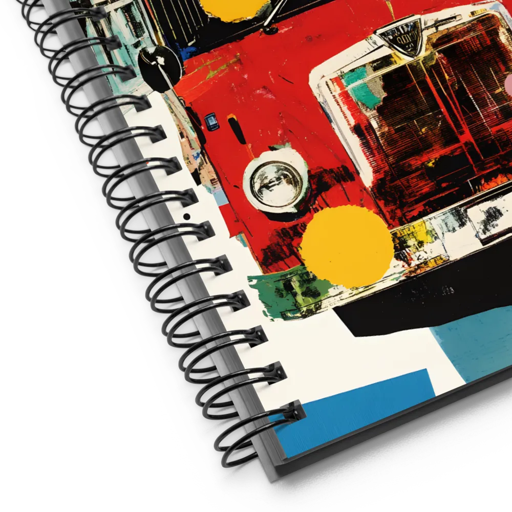 Vibrant City Transit | Spiral Notebook