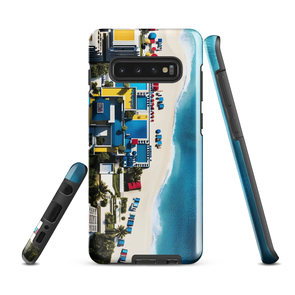 Coastal Harmony: An Aerial Oasis | Phone Case |  S10 Plus | Tough Case | Glossy