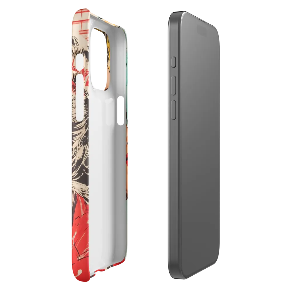Empowered Elegance: A Pop Art Portrait | Phone Case |  15 Pro Max | Snap Case | Matte