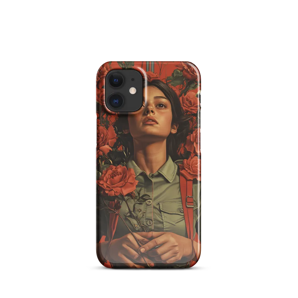 Harmony and Strength: A Portrait Among Roses