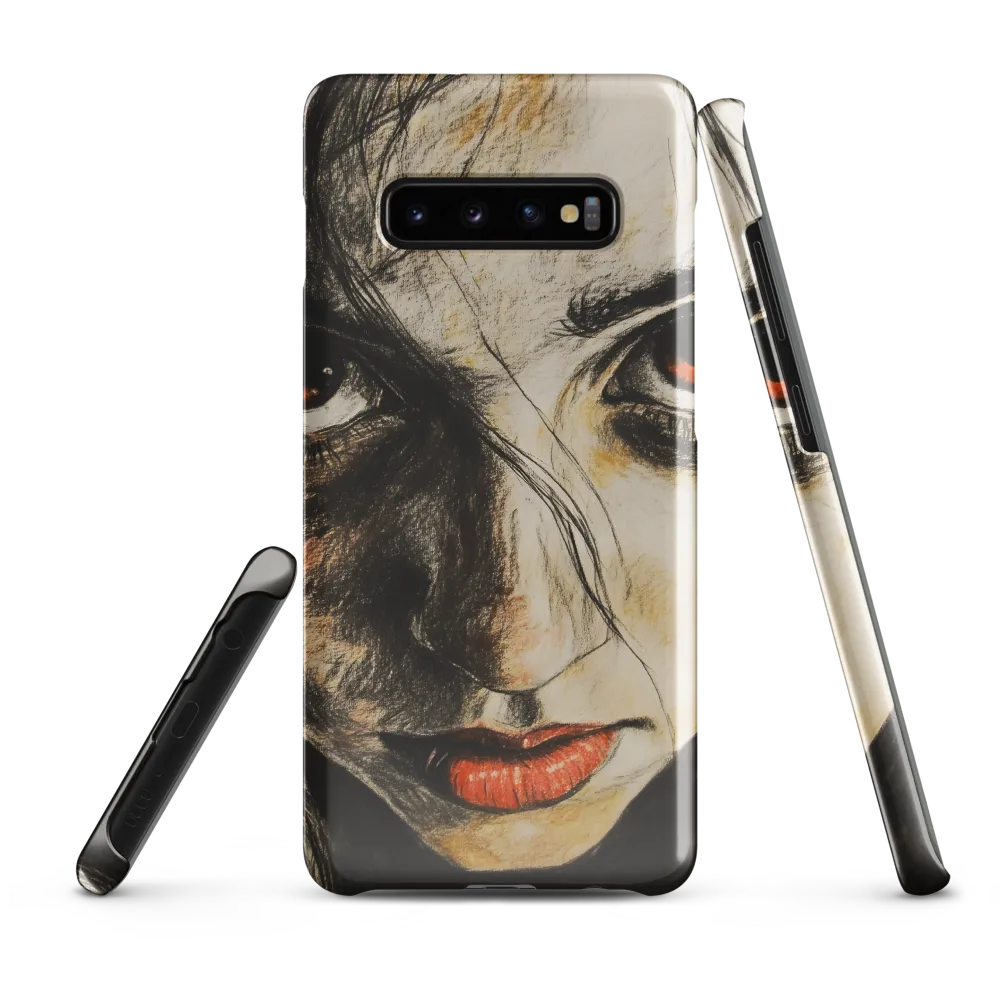 Gaze of Intensity | Phone Case |  S10 Plus | Snap Case | Glossy