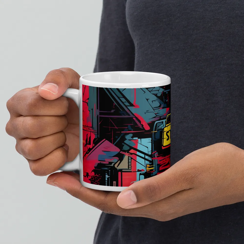 Citybeat: A Neon Dreamscape | Mugs | Multiple Sizes & Colors