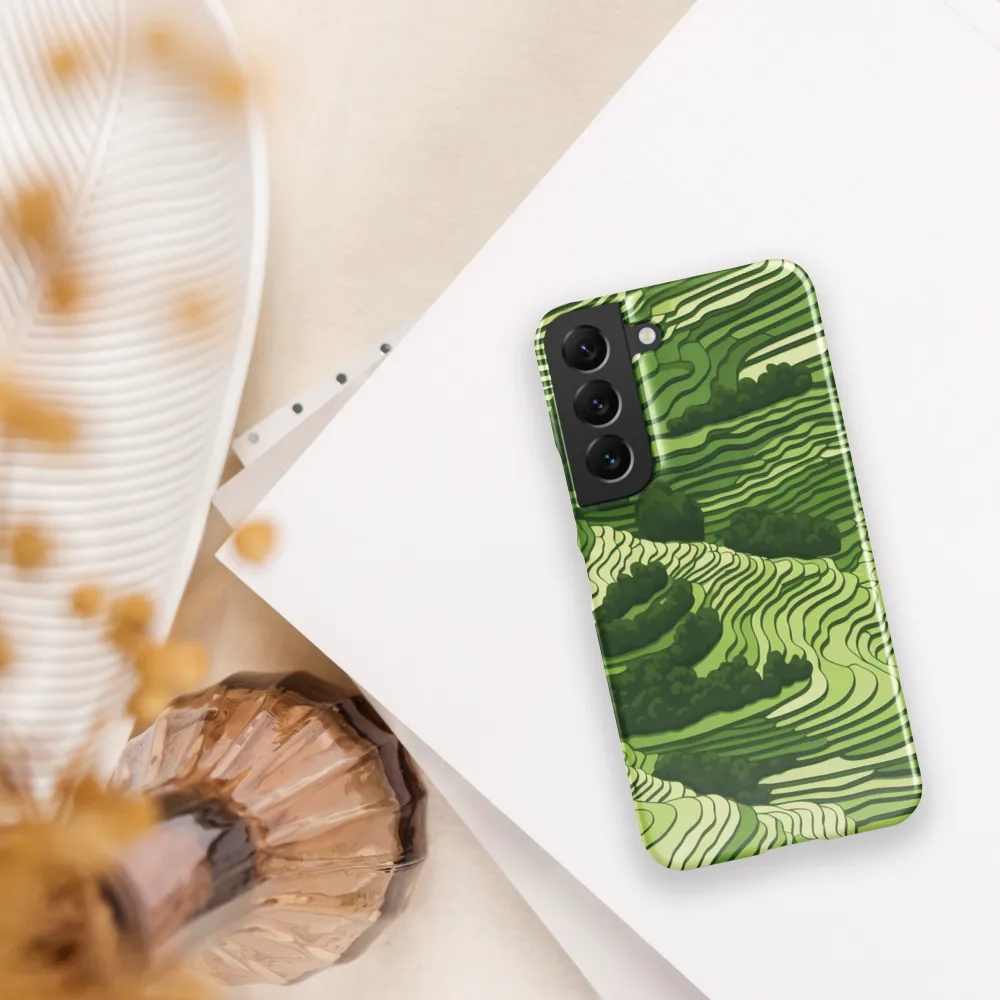 Waves of Green: An Abstract Landscape