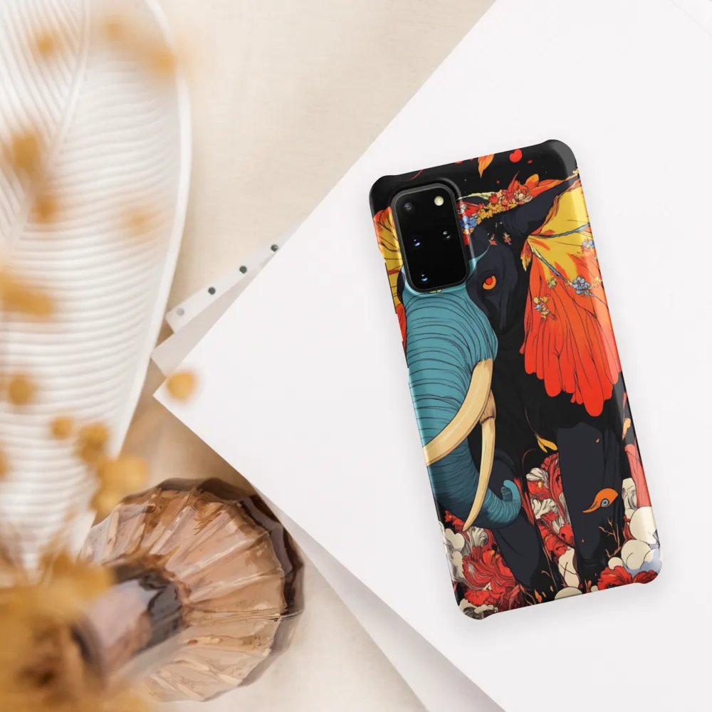 Majesty of the Floral Elephant | Phone Case |  S20 Plus | Snap Case | Matte