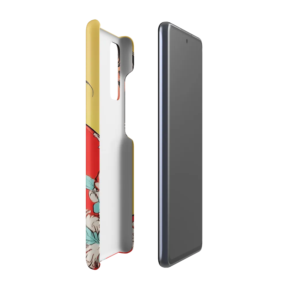 Striking Elegance in Pop Art | Phone Case |  S20 FE | Snap Case | Matte