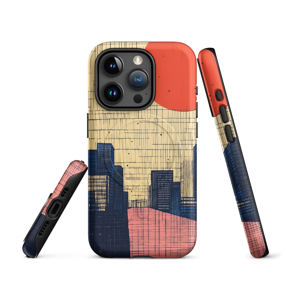 Urban Echoes: A Minimalist Cityscape
