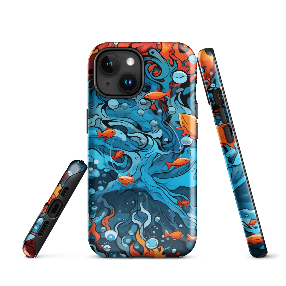Fluid Harmony: Ocean and Flames